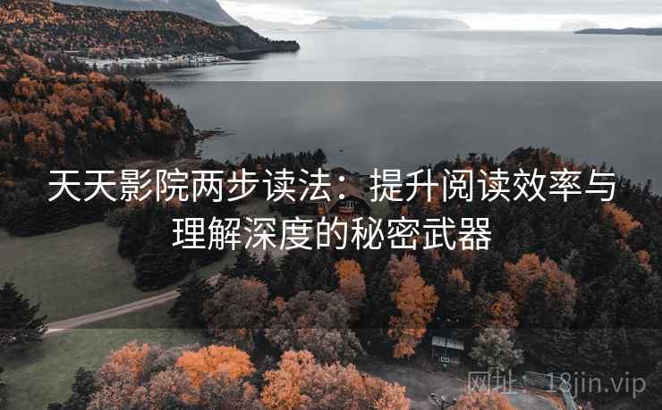 天天影院两步读法：提升阅读效率与理解深度的秘密武器