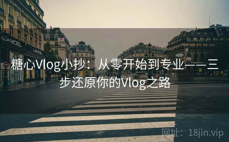 糖心Vlog小抄：从零开始到专业——三步还原你的Vlog之路